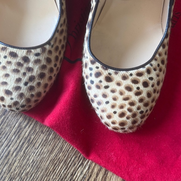 Christian Louboutin Leopard Print Wedges - Picture 6 of 6
